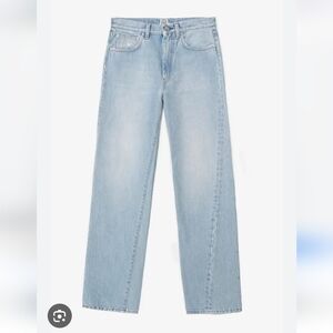 Toteme Original Twisted Seam Jeans Size 25 Light Blue